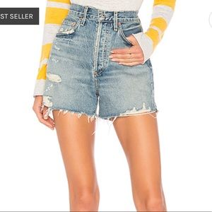AGOLDE DEE HIGH RISE SHORTS SIZE 28